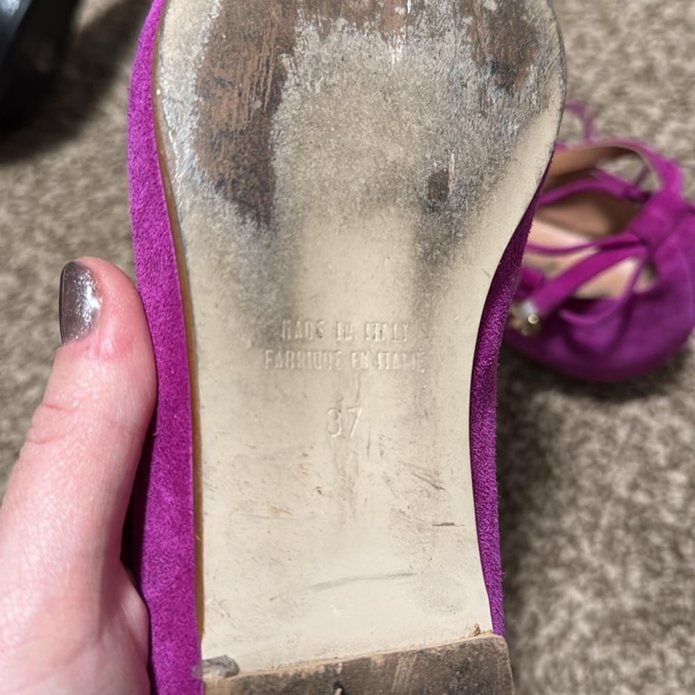 Free People Purple lace flats size 37 - Picture 6 of 6